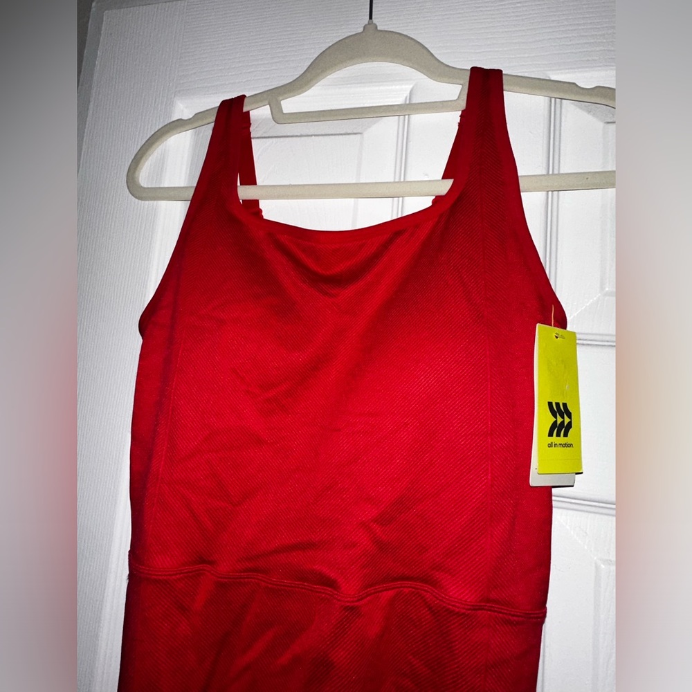 NWT! All in Motion Red Workout Jumpsuit